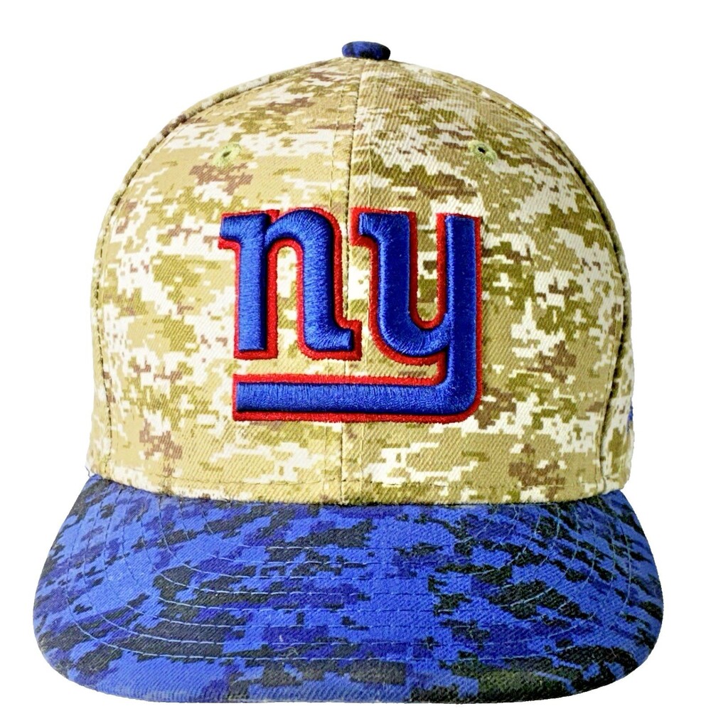 New York Giants New Era 59Fifty Fitted Hat 7 1/2 Blue and Green Camo
